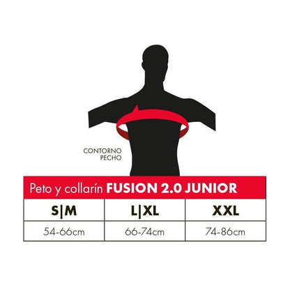 Peto&Collarín Fusion 2.0 Jr Naranja